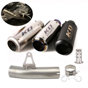 Sistema de tubo de escape silenciador escape medio slip on para BMW S1000RR 2015-2016 modificado - Imagen 1 de 11
