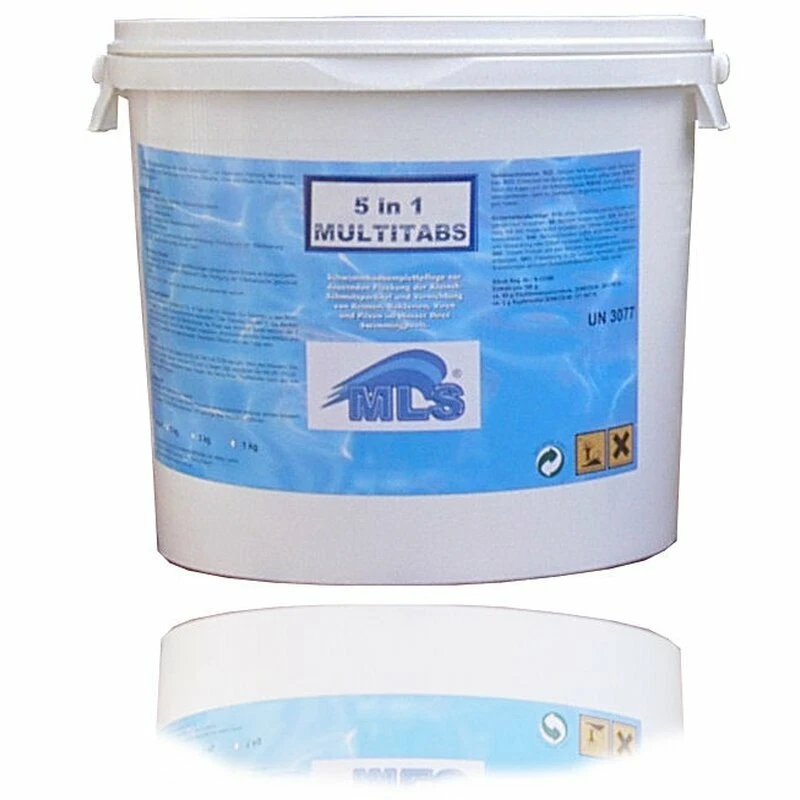 10kg Kombichlor frische MLS- Multitabs 5 in 1 Chlor Kombi Multifunktion deutsch - Bild 1 von 1