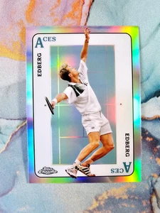 Inserto Stefan Edberg Aces 2021 Topps Chrome Tennis - Foto 1 di 1