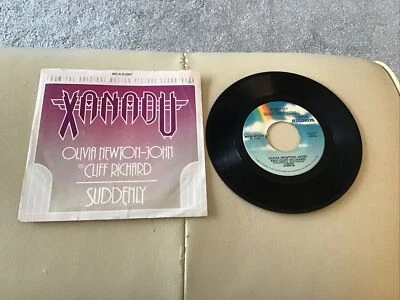 Olivia Newton John & Cliff Richard - Suddenly - 7” Vinyl Single Record Rare USA - Image 1 of 4