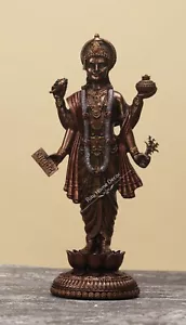 Statua Dio Dhanvantari - 8" Lord Dhanvanthri Idolo - Scultura Dhanwantri - indù - Foto 1 di 4