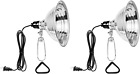 Simple Deluxe 2-Pack Clamp Lamp Light With 8.5 Inch Aluminum Reflector