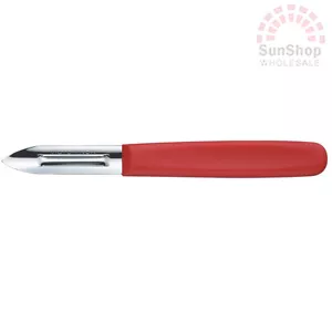 100% Genuine! VICTORINOX Swiss Made Potato Peeler Double Edge Red! - Foto 1 di 5
