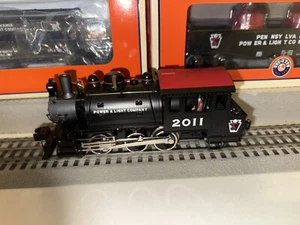 Lionel Penn Power And Light 0-6-0 Switcher Steam Engine With 6 PP&L Freight Cars - Picture 1 of 19