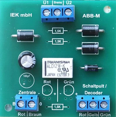 Brake module, ABB-M, brake module, compatible with Märklin Digital, IEK - Image 1 of 4