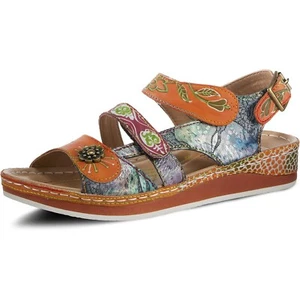 L'Artiste by Spring Step Womens Sumacah Leather Slide Sandal - Camel, 35M NEW - Picture 1 of 7