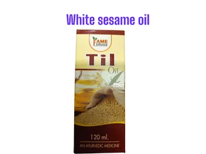 olio di sesamo bianco aiuta a sollievo vernice muscolare e articolare 120 ml spedizione veloce - Foto 1 di 2