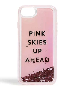 ban.do | PINK SKIES UP AHEAD iPHONE 6 7 8 CASE ✪NEW✪ 74535 GLITTER BOMB CUTE US - Picture 1 of 6