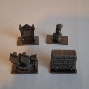 Harry Potter Scene It? 2nd Edition *Replacement Parts* Pieces/Metal Movers (4) - Picture 1 of 9
