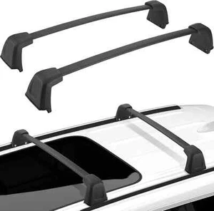 Crossbar Cross Bar Roof Rack Rails Aluminum Fits for Grand Cherokee L 2021-2024 - Bild 1 von 9