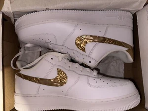 Nike Air Force 1 Low x CR7 Golden Patchwork 2017 - Size UK 9 - Picture 1 of 5