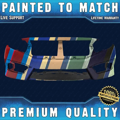 NEW Painted To Match - Front Bumper Direct Fit for 2016 2017 2018 Honda Civic Foto 1 de 4