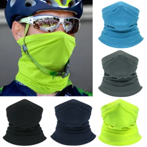 Deportes al aire libre Cuello Gaiter Máscara facial transpirable Bufanda Bandana Diadema Hombres Mujeres - Imagen 1 de 26