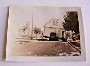 Haus auf einem LKW Foto Foto Vintage 1936 Vancouver Umzug Fertig - Bild 1 von 2