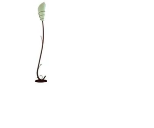 LAMPADA PIANTANA IN FERRO BATTUTO LAMPADA TERRA PIANTANA DESIGN LUME SALOTTO - Foto 1 di 1