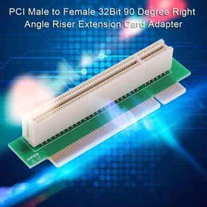 Adattatore scheda riser PCI maschio a femmina da 32 bit ad angolo retto di 90 gr - Foto 1 di 7