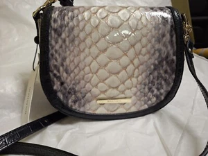 Bandolera Brahmin Rockaway Collection Black Briar - Imagen 1 de 8