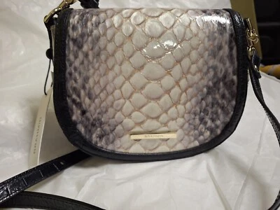 Bandolera Brahmin Rockaway Collection Black Briar Foto 1 de 4