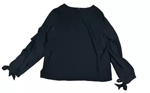 Mittoshop Black Long Sleeve Blouse Small NWT - Picture 1 of 5
