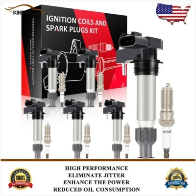 6 Ignition Coil & Spark Plug Kit For Buick Enclave 3.6L for LaCrosse 3.0L 3.6L - Image 1 of 4