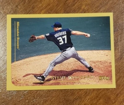1999 Topps #60 STEVE WOODARD Milwaukee Brewers - Image 1 of 2
