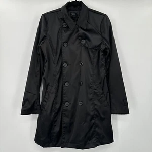 Tripp NYC Daang Goodman Women's Black Y2K Gothic Trench Coat Size XL - Picture 1 of 12