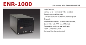 GRABADOR CCTV Acti NVR IP 4Ch mod.ENR-1000 - Imagen 1 de 8