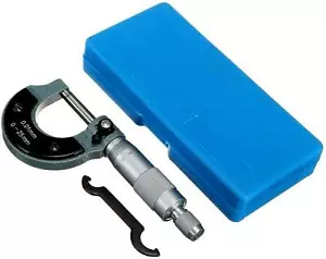 MICROMETRO ANALOGICO CENTESIMALE PER ESTERNI 0,01-25 MM CALIBRO SPESSIMETRO - Foto 1 di 8