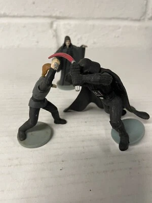 Lote PVC Star Wars - Luke Skywalker, Darth Vader Emporer Figuras Aplausos 1997 Foto 1 de 4