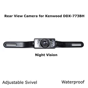 New Rear View Camera Backup License Plate Night for Kenwood DDX-773BH DDX773BH - Picture 1 of 2