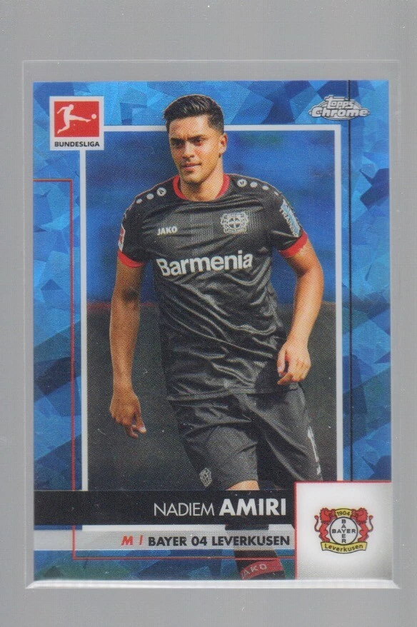 NADIEM AMIRI 2020-21 TOPPS CHROME BUNDESLIGA SAPPHIRE REFRACTOR #66 - Image 1 of 1