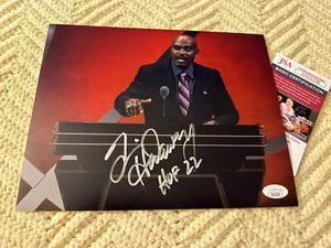 Foto firmata Tim Hardaway 8 x 10 autografata autenticazione JSA Hall of Fame COA - Foto 1 di 1