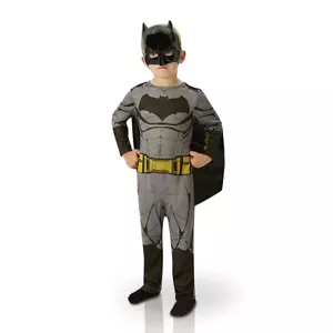 Batman Kinderkostüm | Dawn of Justive Overall mit Umhang | Größe: 128 cm - Bild 1 von 6