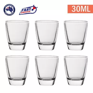 6-24 x Shot Glass Set Heavy Base Lead Free Liquor Whisky Vodka Espresso Cup 30ml - Picture 1 of 6