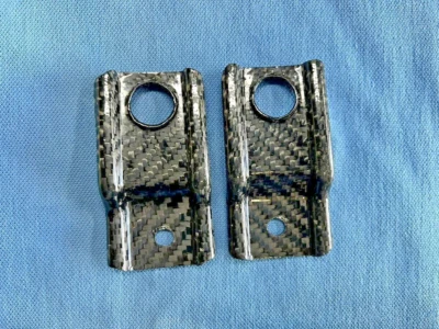 Juego de 2 soportes de radiador de fibra de carbono real para Nissan Silvia S14 S15 Foto 1 de 3