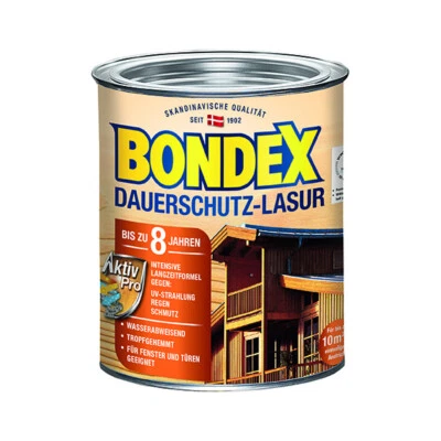 BONDEX Dauerschutz Lasur 4,0 L oregon pine honig aussen Holzschutz - Bild 1 von 2