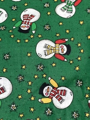 Trena's Little Bit of Christmas Trenda Hegdah General Fabrics Small Snowmen 3Y - Image 1 of 3