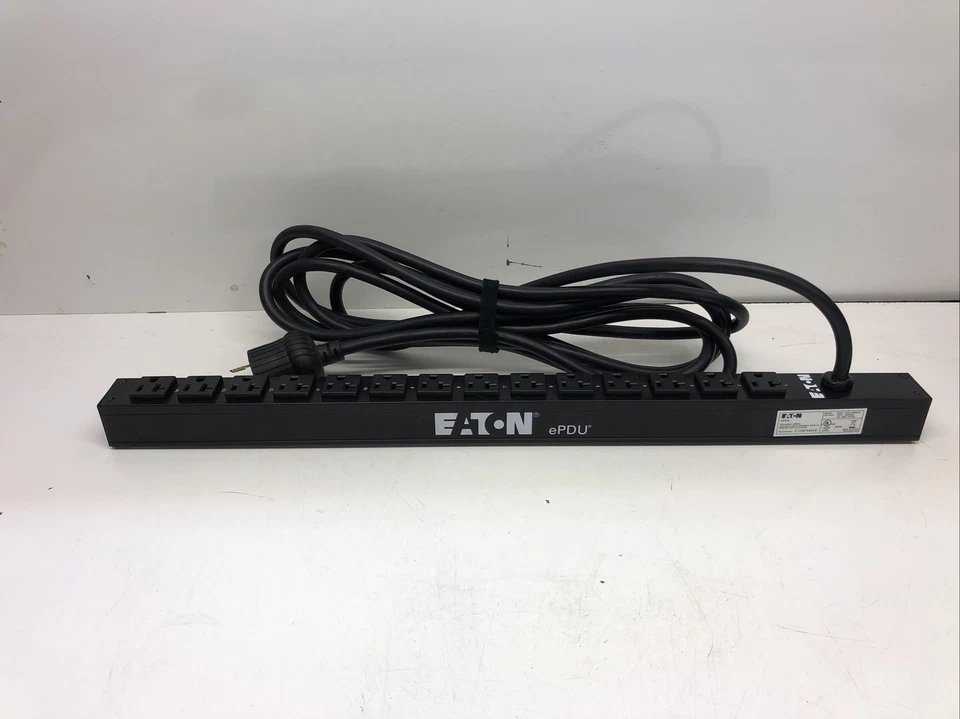 Eaton | ePBZ74 | EPDU Basic 16A in: 5-20P/L5-20P Power Distribution Unit- - Image 1 of 4