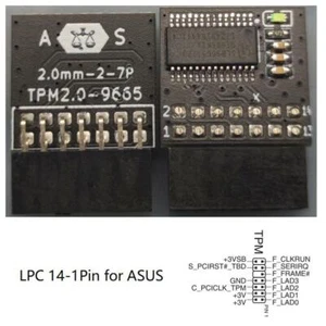 Für GIGABYTE GC-TPM2.0_S 2.0 TPM-Modul (12 Pin 12-1) LPC TPM2.0 Plattform && - Bild 1 von 16
