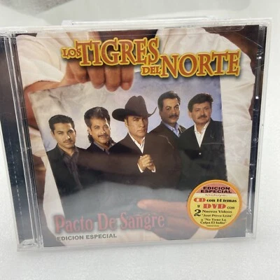 Los Tigres Del Norte Pacto De Sangre CD+DVD Norteno Nuevo Foto 1 de 3