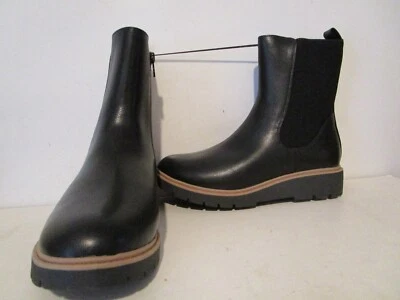 Art Class Kids Girls Laurel Side Zip Wedge Chelsea Boots Black Size 2 - Image 1 of 4