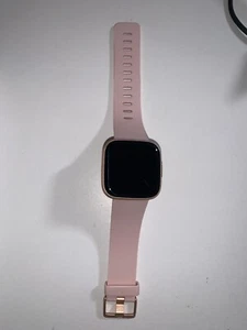 Fitbit Versa 2 Petal and Copper Rose Aluminum Fitness Smartwatch - Picture 1 of 8