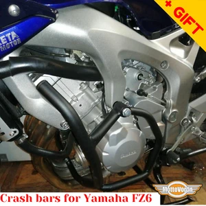For Yamaha FZ6 crash bars FZ6 S2 engine guard FZ6 Fazer FZ6N, Bonus - Picture 1 of 12