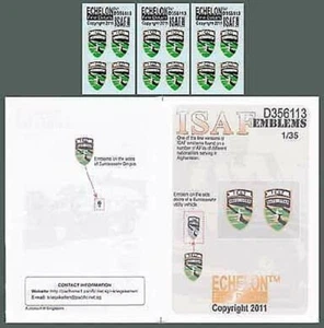 Echelon 356113 1/35 ISAF Emblems - Picture 1 of 1