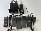 Lot de 7 talkies-walkies radio portatifs Motorola pour pièces non testées MT1000