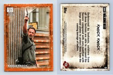 Knock Knock #9 The Walking Dead Season 8 Part 1 Topps Rust Parallel Card