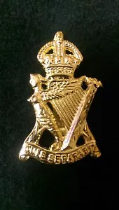 Royal Ulster Rifles Brass Cap Badge KC - Picture 1 of 1