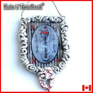 Talisman Protection for Health Medicine Symbol Pendant Magic Amulet Asclepion - Picture 1 of 24