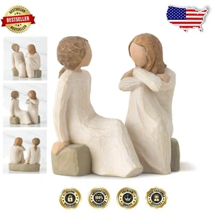 Elegante figura de resina pintada a mano para celebrar relaciones de apoyo para mujeres - Imagen 1 de 7