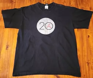 Vintage Air Jordan 20th Anniversary Tee Large 2005 Jordan Brand Michael Jordan - Picture 1 of 6